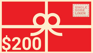 Wholesome Linen Gift Cards – Perfect for Expecting Parents | $50–$500 - Wholesome Linen