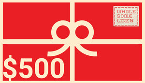 Wholesome Linen Gift Cards – Perfect for Expecting Parents | $50–$500 - Wholesome Linen